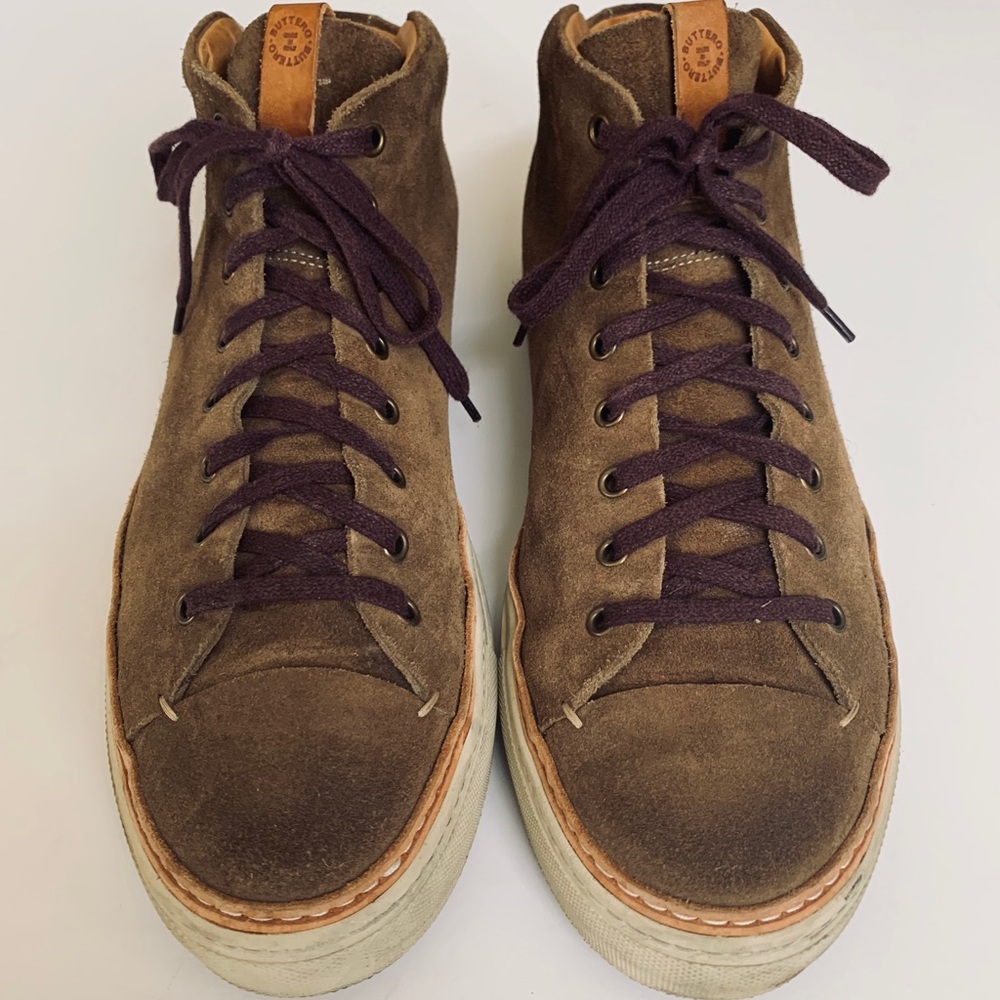 Buttero Tanino Mid Suede Leather Size 12